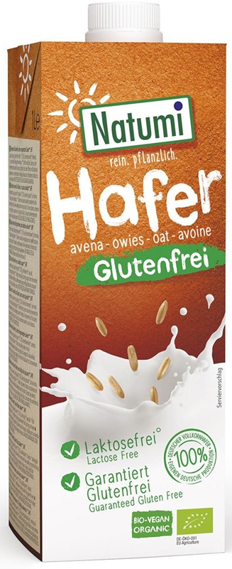 Natumi Glutenfreier Haferdrink ohne Zuckerzusatz BIO