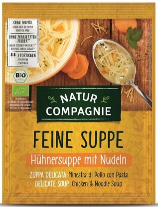 Natur Compagnie BIO куриный суп с лапшой