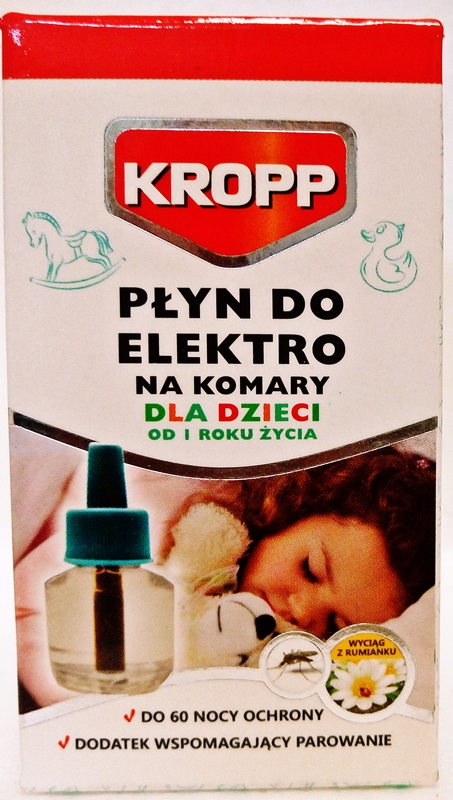 Kropp fluid electro mosquito for children from the first year of life