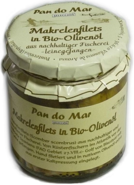 Pan do Mar Makrela filety w BIO oliwie z oliwek virgin