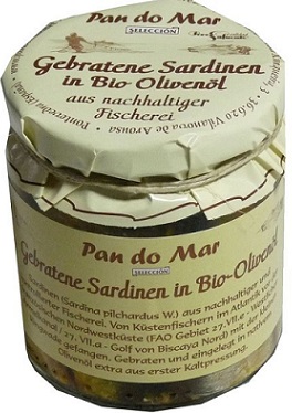 Pan do Mar Sardynki europejskie smażone w BIO oliwie z oliwek extra virgin