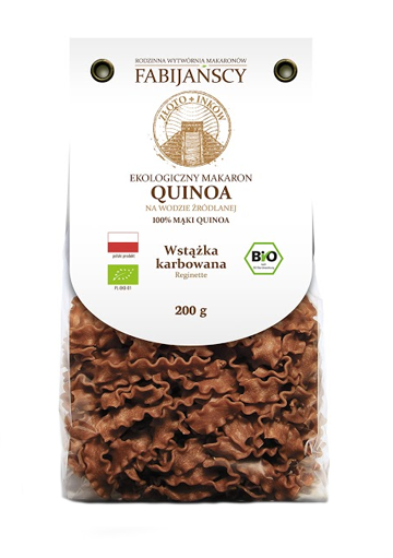 Fabijańscy makaron quinoa wstążka karbowana Eko  EKOLOGICZNY
