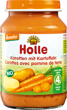 Holle Karotten mit Kartoffeln frei BIO Gluten