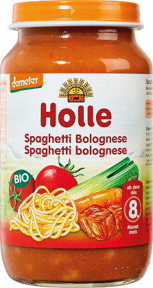 Holle BIO espaguetis a la boloñesa
