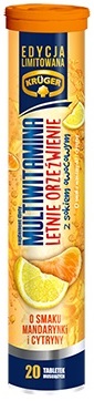 Krüger Multivitamin-Sommer-Erfrischung Mandarin-Zitrone