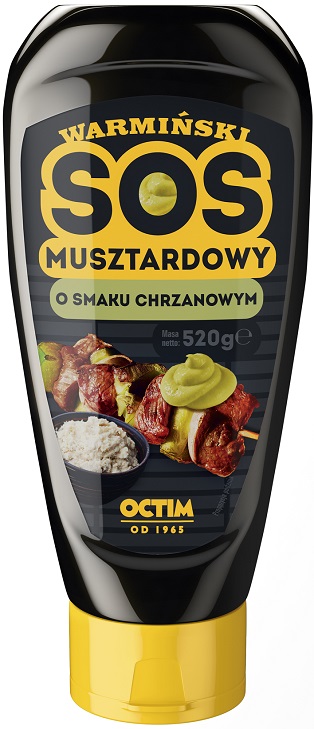 Octim Warmiński sos musztardowy chrzanowy