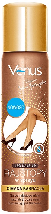 Venus Leg Make-Up rajstopy w sprayu ciemna karnacja