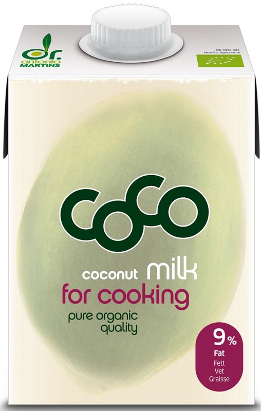 Доктор Мартинс Кокосовый кокосовое молоко для приготовления пищи BIO