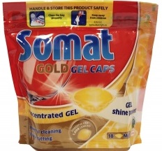 Somat Gold Gel Caps Kapsułki do zmywarek Lemon