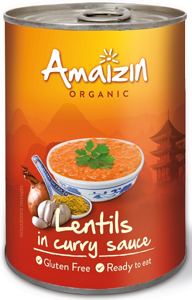 Amaizin lentils in curry sauce BIO