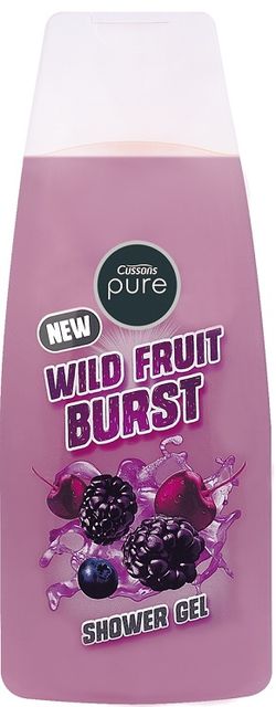 Cussons Pure Shower Gel Wild Fruits burst with the scent of wild fruits