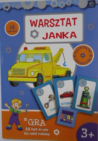 Interdruk Kolorowanka z grą i naklejkami