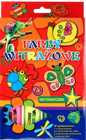 Titanum Farby witrażowe do malowania na szkle