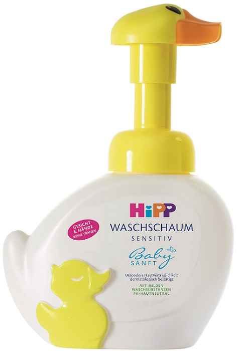 Hipp Babysanft foam-Kaczuszka to wash your face and hands