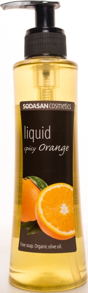Sodasan orange liquid soap BIO