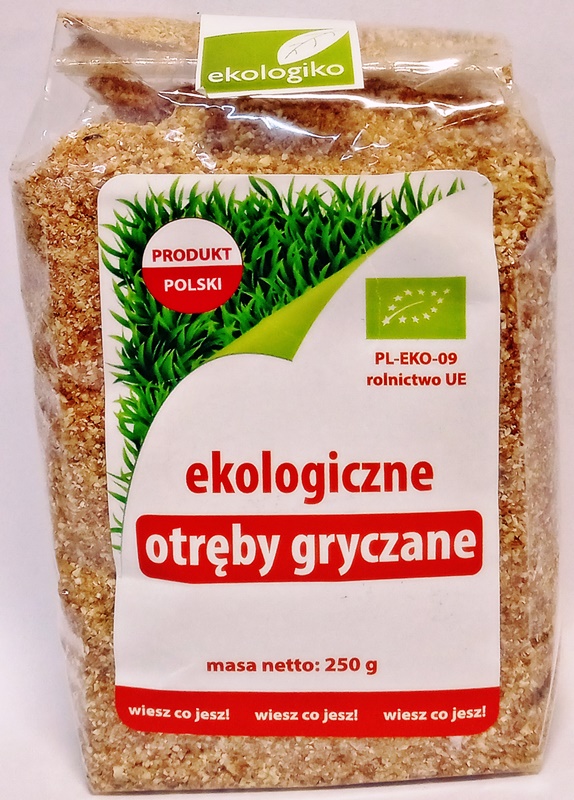 Ekologiko Bio-Buchweizen-Kleie