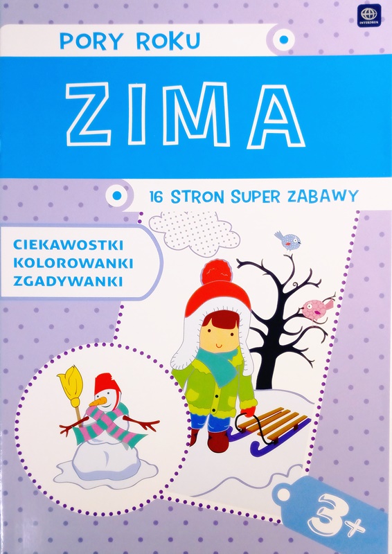 Interdruk раскраски Времена года "Зима" мелочи, раскраски, догадок