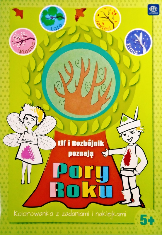 Interdruk Kolorowanka z zadaniami i naklejkami