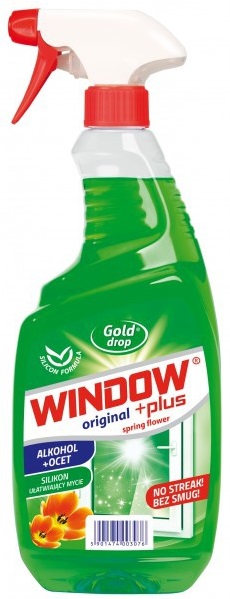 Gold Drop Window Plus window cleaner Alcohol + Vinegar