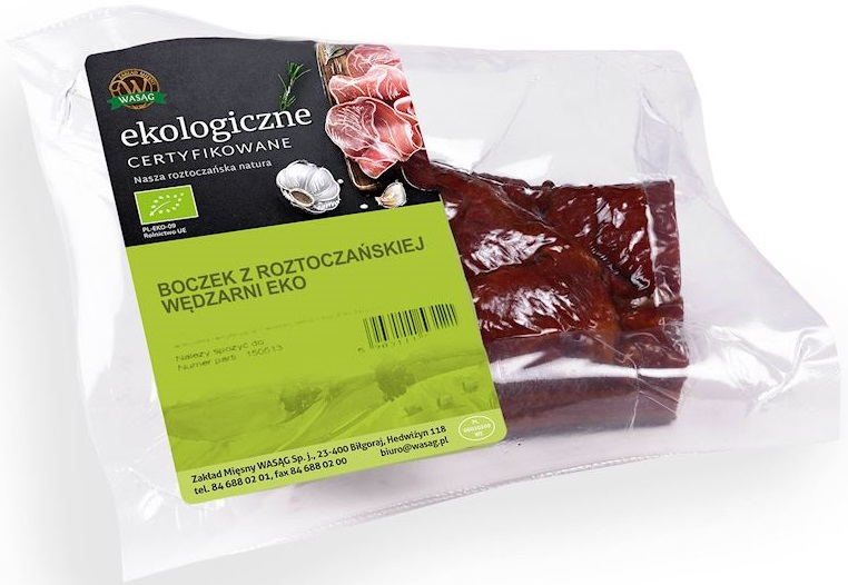 Wasąg Bacon del ahumadero Roztocze BIO