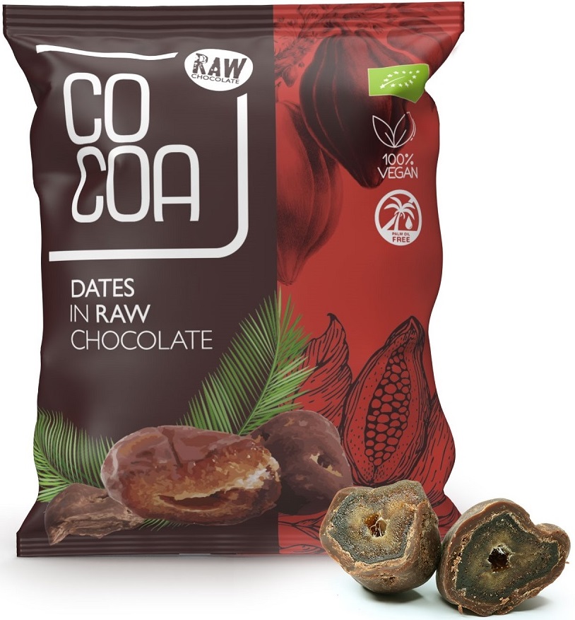 Cocoa Daktyle w surowej czekoladzie BIO