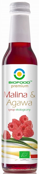 Bio-Nahrungsmittel Himbeersirup mit Agave BIO