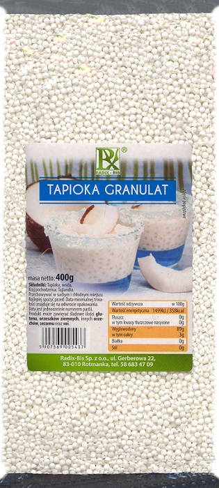 Radix-Bis Tapioka granulat