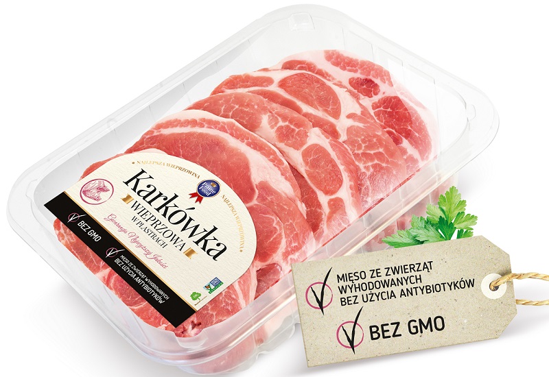 Karkówka wieprzowa w plastrach z hodowli bez użycia antybiotyków i bez GMO. Prime Food