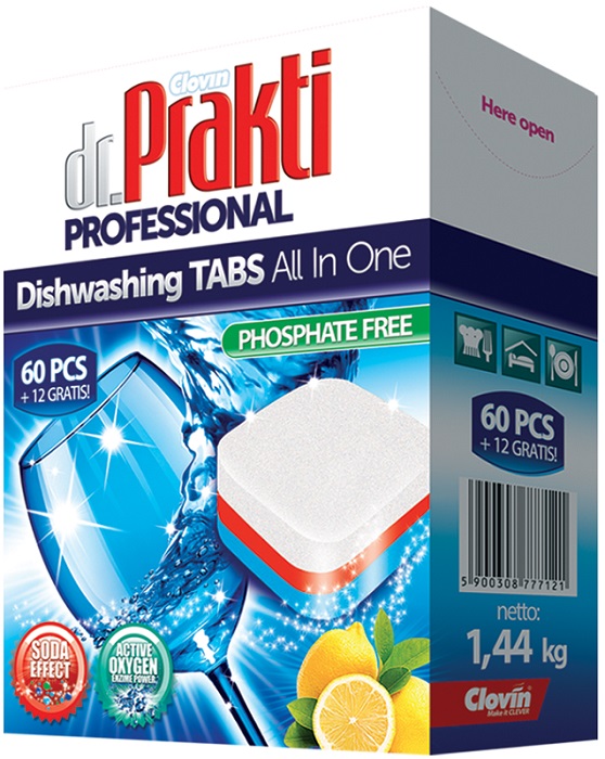 tabletas Clovin Dr.Prakti profesionales para lavavajillas