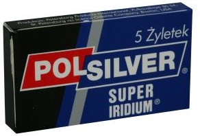 Super Iridium Razor blades Polsilver
