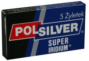 Súper Iridium las hojas de afeitar Polsilver