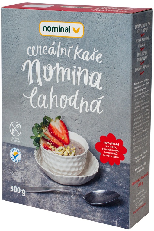 Nominal instant porridge with sorghum and quinoa