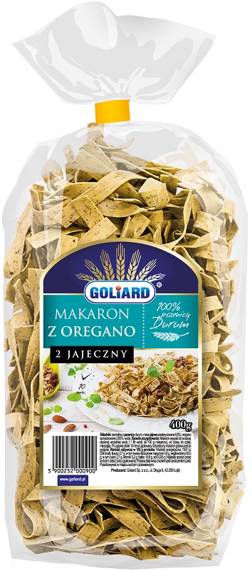 Goliard Pasta ribbons with oregano