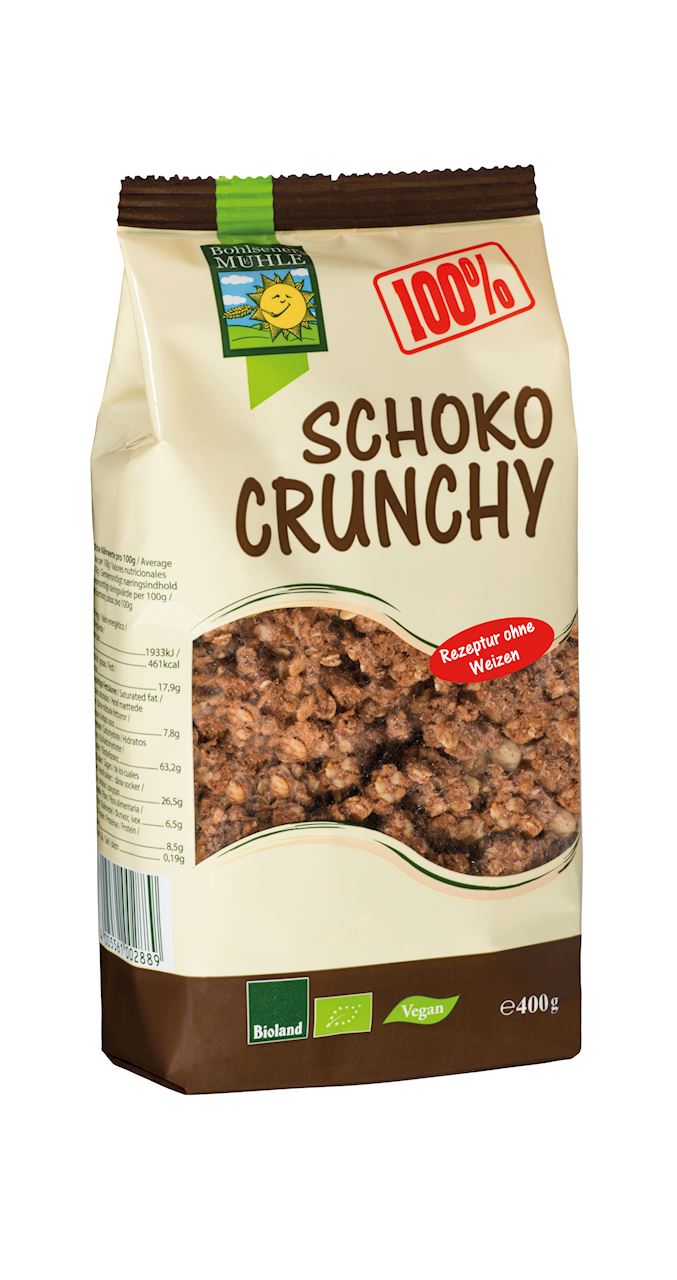 Bohlsener Mühle Crunchy czekoladowe BIO