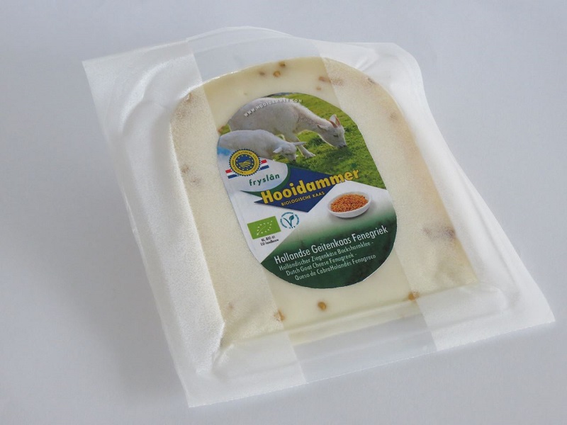Hooidammer madurado queso de cabra con un 50% de grasa BIO alholva