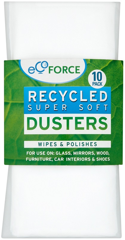 paños ECOFORCE para eliminar el polvo super suave reciclados