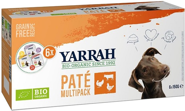 Yarrah Multipack dog pate BIO 6x150g