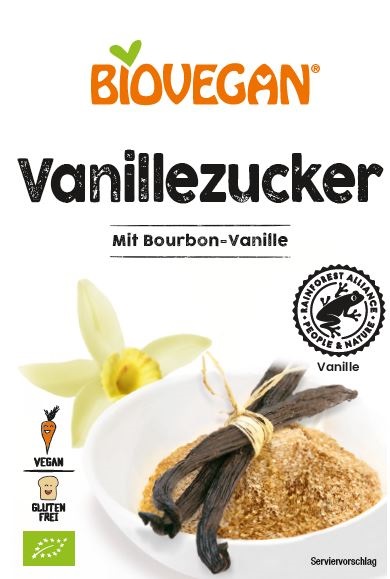 Biovegan Glutenfreier Vanillezucker 4x8g BIO