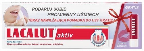 Lacalut Aktiv Зубная паста + свободный защитная помада