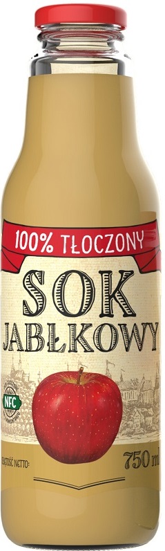 Owoc Sandomierski Sok 100% tłoczony Jabłkowy