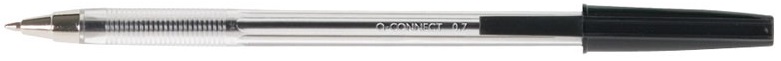Q-Connect Pen with removable cartridge 0.7mm black