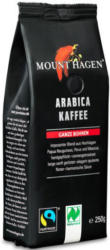 Mount Hagen Kawa ziarnista arabica fair trade BIO