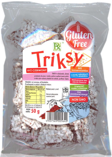 Radix-Bis Tri-gluten-free red rice