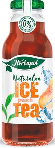 sabor de melocotón Herbapol Natural Ice Tea