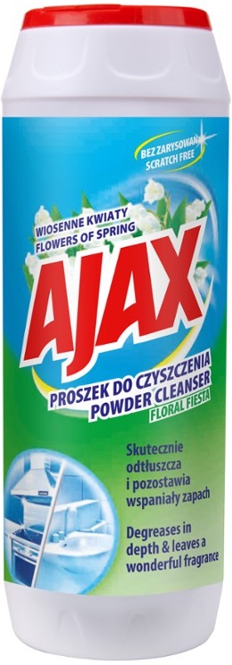 Ajax Floral Fiesta Powder for cleaning Spring flowers