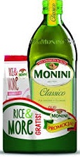 Aceite de Oliva Virgen Extra Monini Classico + Free quinua y arroz Más de tres colores