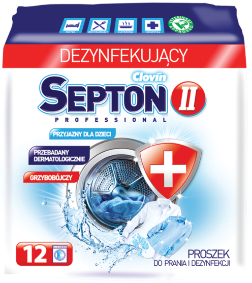 Clovin II Septon Proszek do prania dezynfekujący, bezfosforanowy