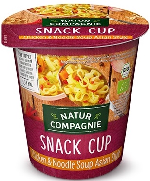 Natur Compagnie Sopa asiática con fideos y pollo BIO