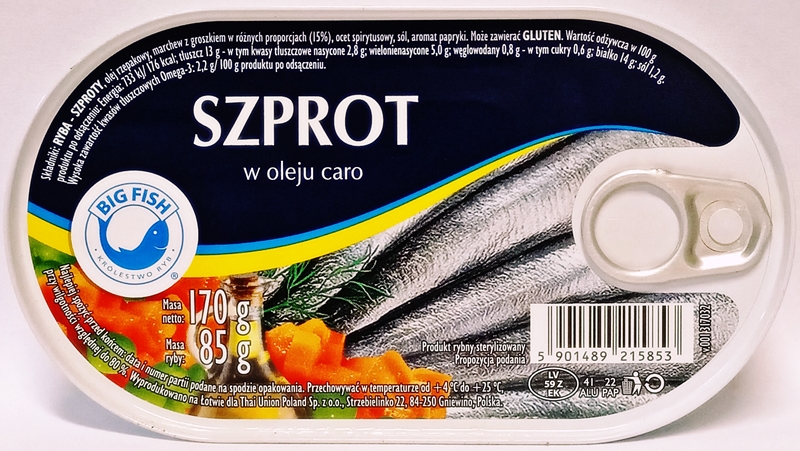Big Fish Szprot w oleju caro
