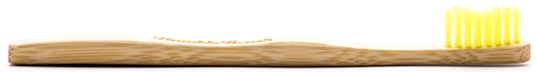 Humble cepillo del cepillo de dientes para niños de bambú ultra suaves amarillo 14,5 cm